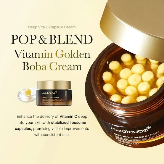 Deep Vita C Capsule Cream BLACK/GOLD