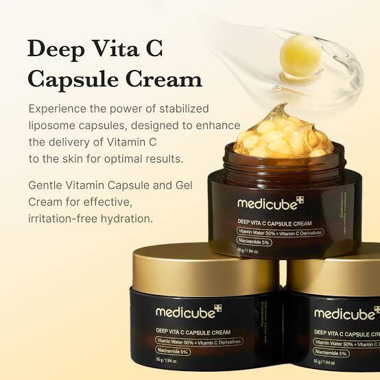 Deep Vita C Capsule Cream BLACK/GOLD