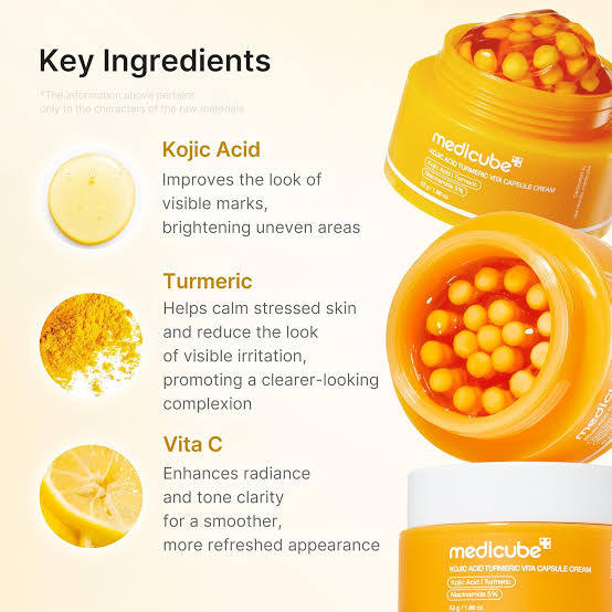 Kojic Acid & Turmeric Vita Capsule Cream